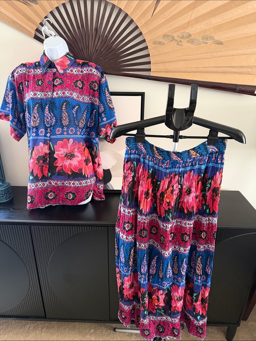 Vintage 80’s 2 Piece Skirt Set by Boom